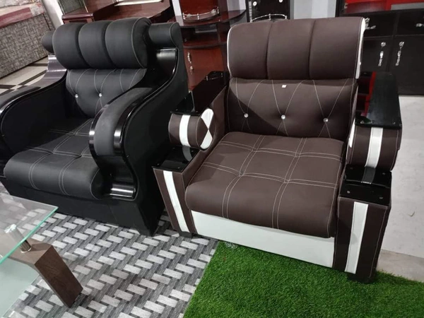 ISHA SOFA CENTRE  Singl Sofa - Brown