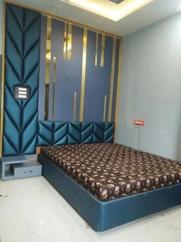 ISHA SOFA CENTRE Headboard Set - Brown