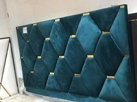ISHA SOFA CENTRE Headboard Set - Brown