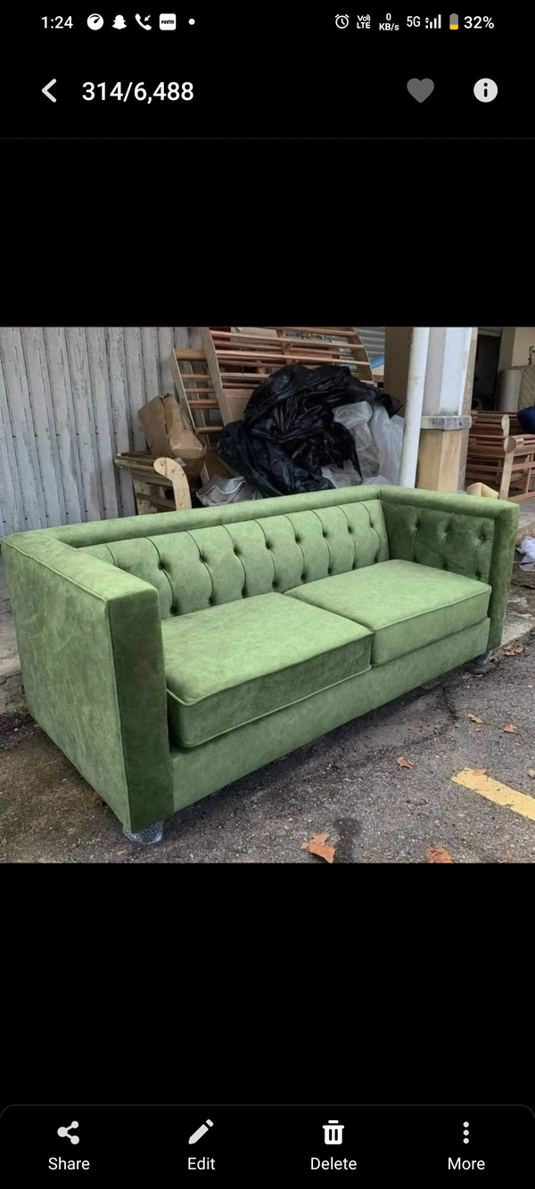 ISHA SOFA CENTRE  3 Seater Sofa  - Mardi Gras