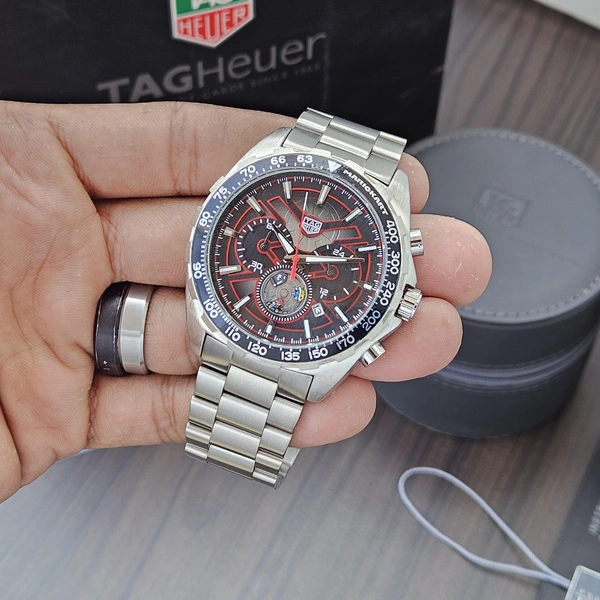 Heuer Carrera Quartz Chronograph. - Free Size