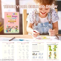 Early Learning Magic Practice Copybook 4 in 1 Combo And Writing Tablet - Purple, Free