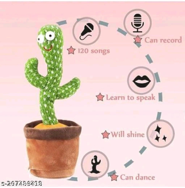 Dancing Cactus Talking Toy for Kids  - Pelorous, Free