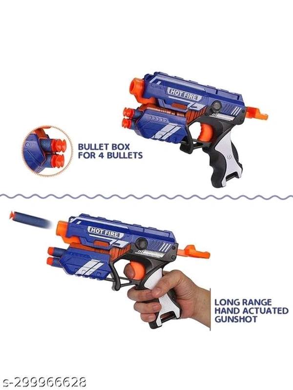 Blaze Storm Hot Fire Bullet Gun With 10 soft Bullet - Free