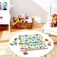 English Capital Letter Learning Puzzle Board For boy and girl - Free