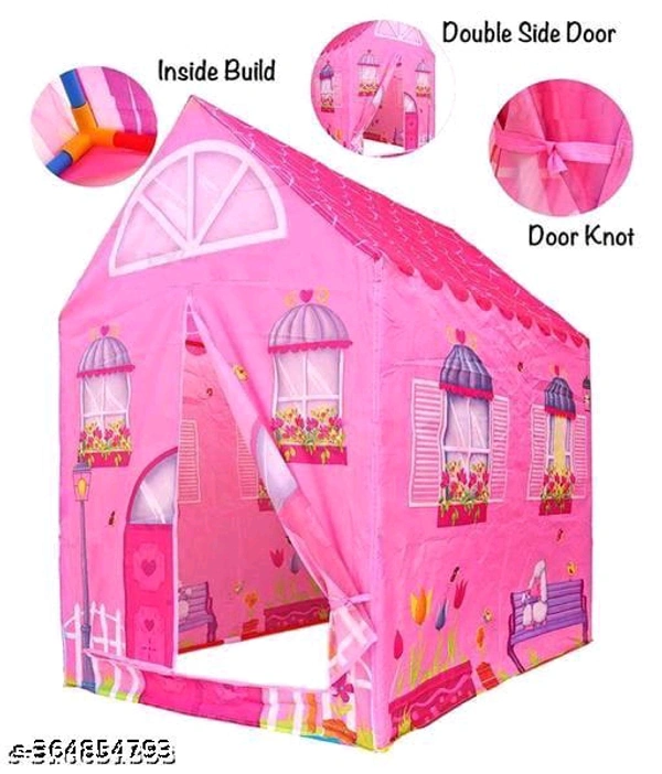 Tent House For 5 Yr Kids - Pink Flamingo, Free