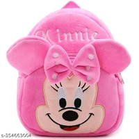 Minnie Pink With Free Water Bottle Cute Kids Bag - Tickle Me Pink, Free