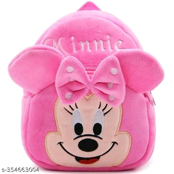 Minnie Pink With Free Water Bottle Cute Kids Bag - Tickle Me Pink, Free