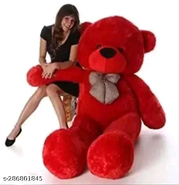 2 Feet Teddy Bear For Kids 2 + Years - Red Orange, 2 Ft