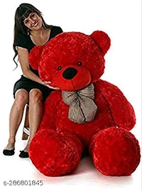 2 Feet Teddy Bear For Kids 2 + Years - Red Orange, 2 Ft