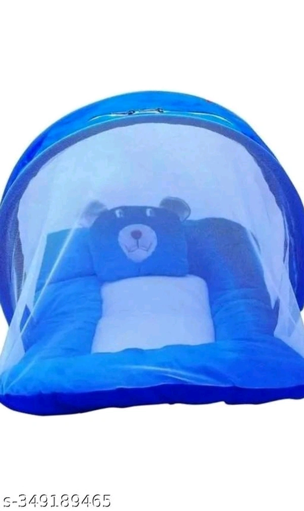Baby Mosquie Net Baby Protection Net - Royal Blue, Free