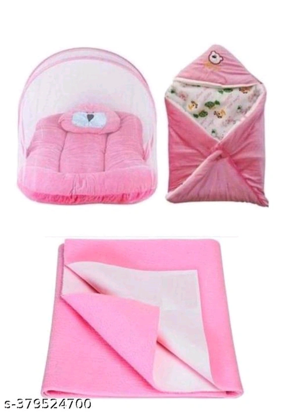 Baby Mosquito Net With Dry Sheet Combo - Free