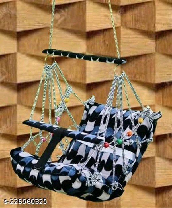 Little Kids Baby Boy and Girl Swings With Full Safety Cotton - 1-2 Yrs
