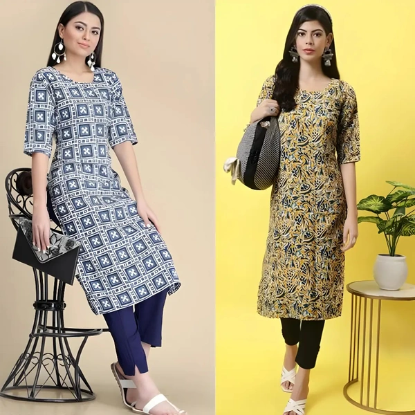 New Combo Kurti For Women On Lowest Price & Best Qulity - Black, XL