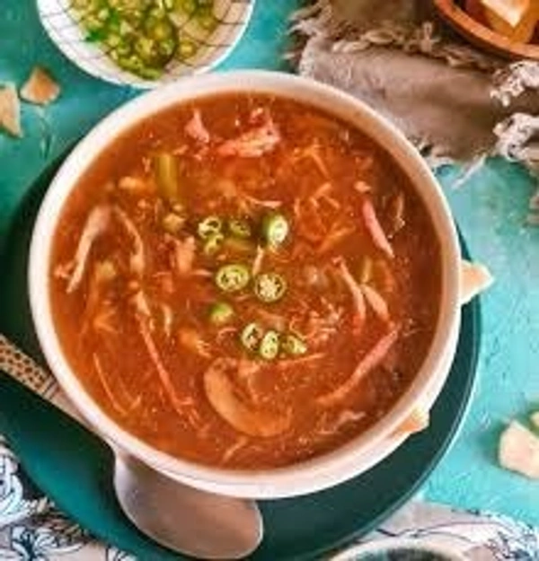 chicken hot & sour soup (bismillah)