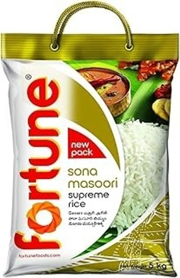 FORTUNE Sona Masoori Rice, 5 kg