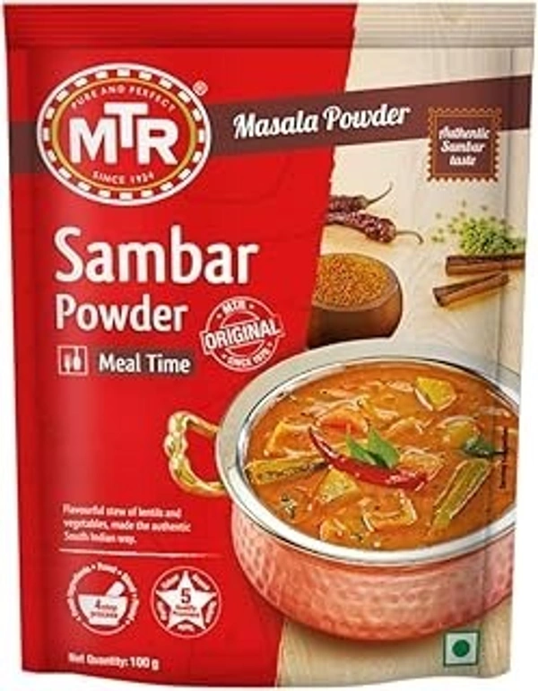 AACHI SAMBER PMTR Sambar Powder | Traditional Masalas | Authentic Recipe | 100gOWDER