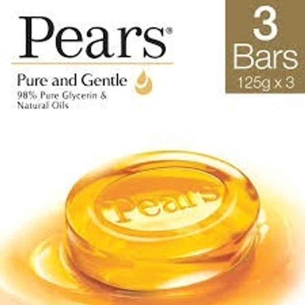 Pears Pure & Gentle Soap Bar ,Paraben-Free For Soft Skin