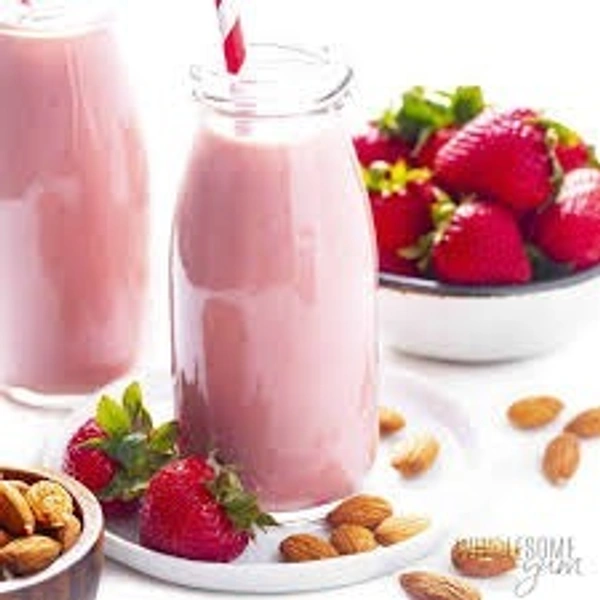 STRAWBERRY BADAM MILK