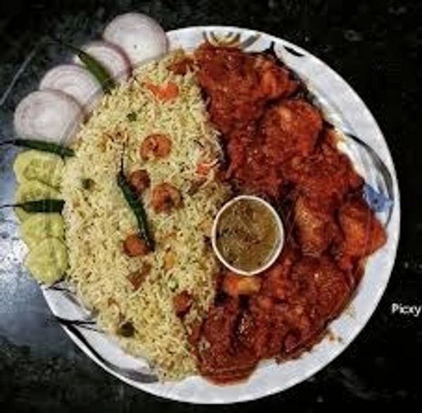 chilli chicken biryani full (BAWACHI)
