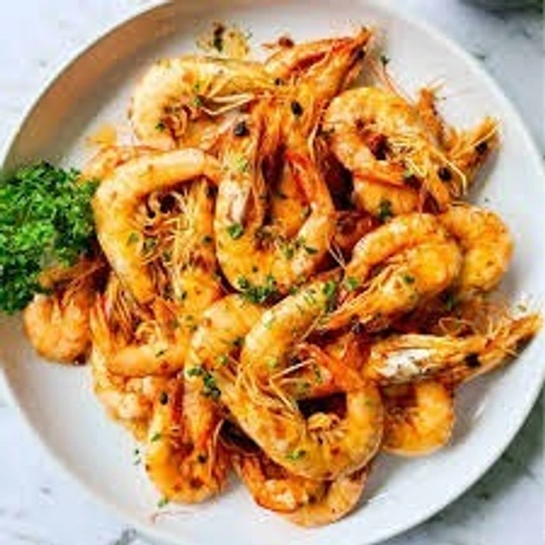 garlic prawns (bismillah)