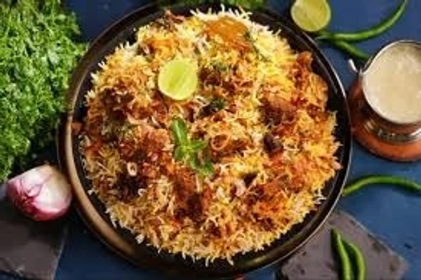 mutton fry biryani half (BAWACHI)