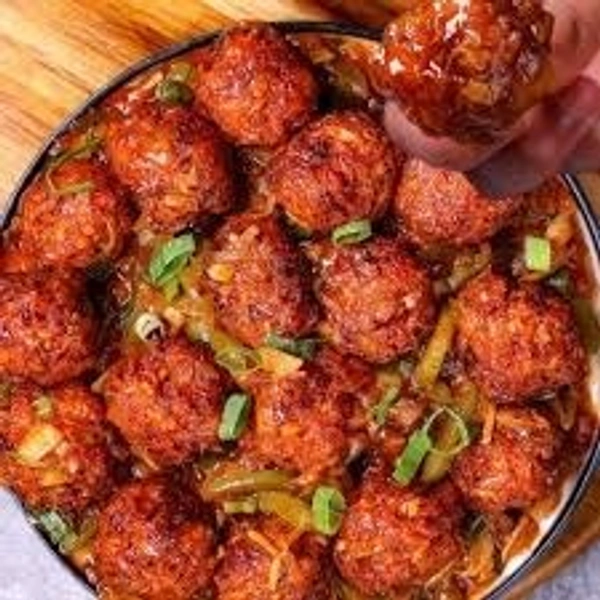 veg manchurian dry (bismillah)