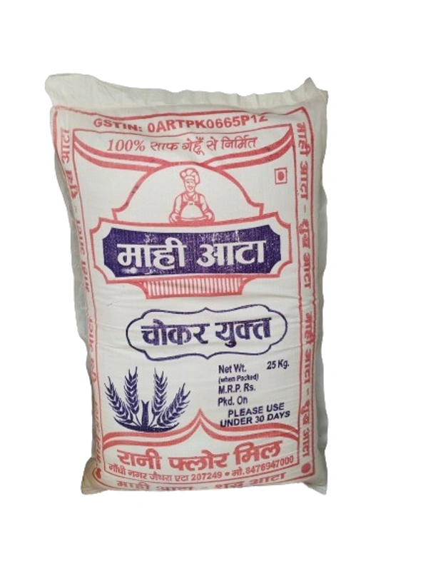 Mahi Atta (Rani Flaur Mil) Atta - 25Kg