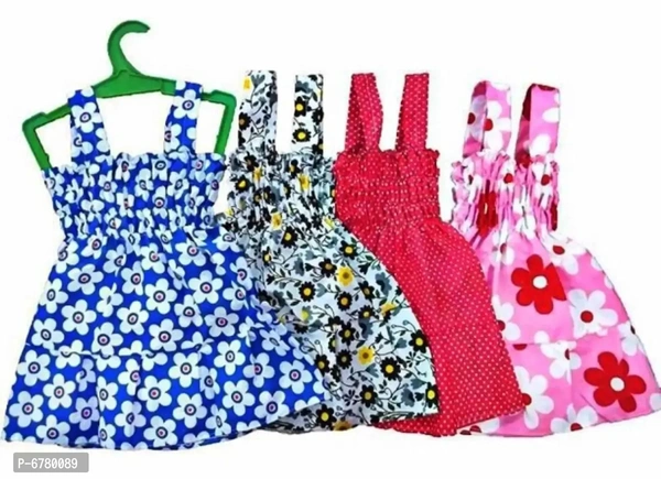 Summer Special Cotton Girl Dress Pack Of-4 - 10-12 Months