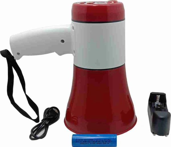 Megaphone Speaker PA Bullhorn W Built-in Siren