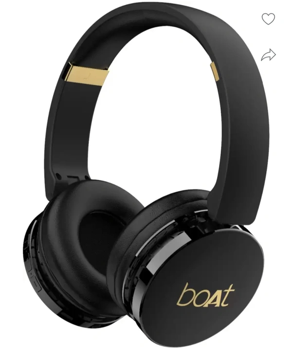 Boat Rockerz 370 Bluetooth Headset, On Ear, Black