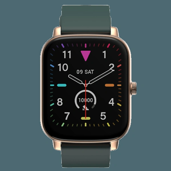 NOISE Olive Green ColorFit lcon Buzz Bluetooth CallingSmart Watch with Voice Assistance