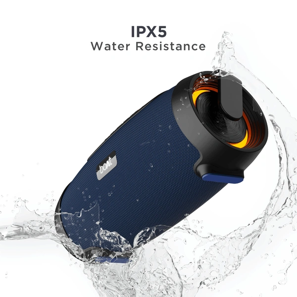 Boat Bluetooth Speaker with 40W RMS Sound, IPX5, Portable and Lightweight, Battery Capacity 3600mAh, BT, AuxRead