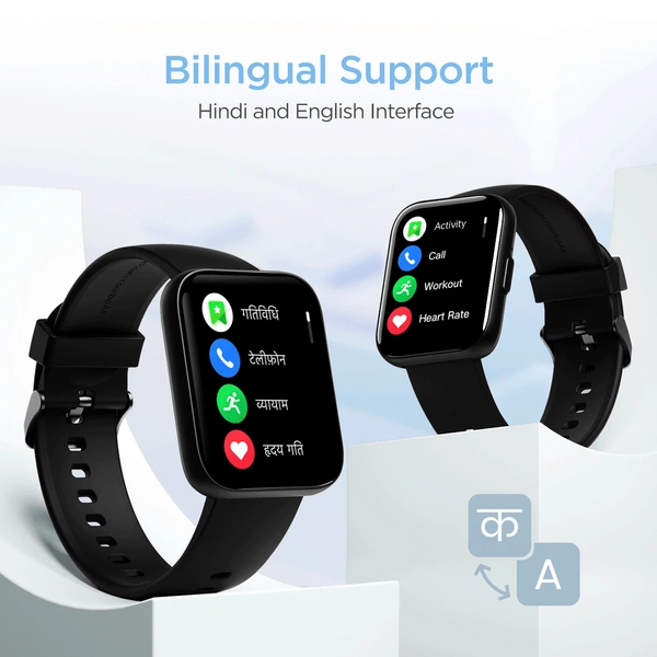 Wave Connect Plus Smartwatch with Bluetooth Calling, 1.83" (4.64cm) HD Display, 10 Days Battery, ENx™ AlgorithmRead