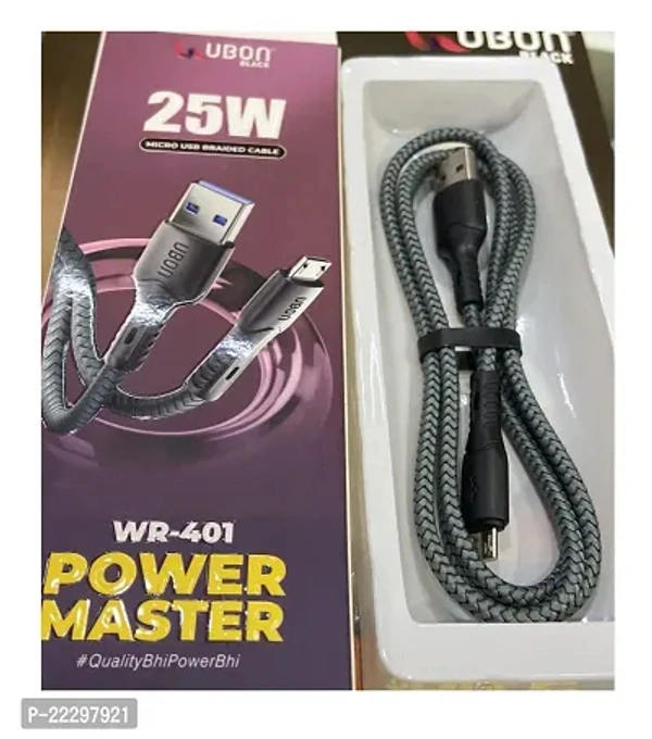 Ubon Premium Quality Ubon Power Master Wr-401 Android Mobile Phone Usb Charging Cable