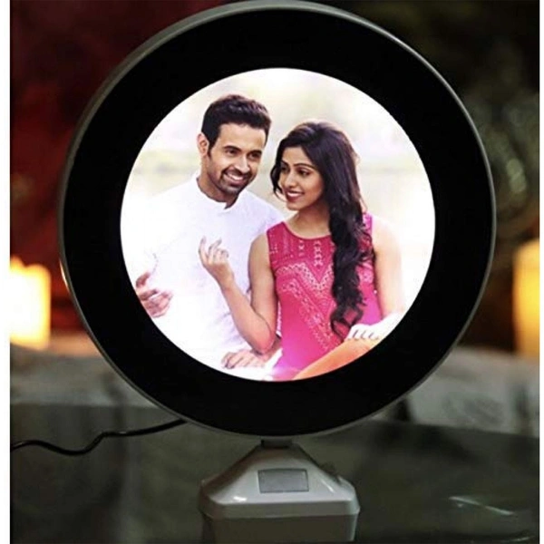 White Glossy Magic Mirror - W 17.5 x 5 inches, White