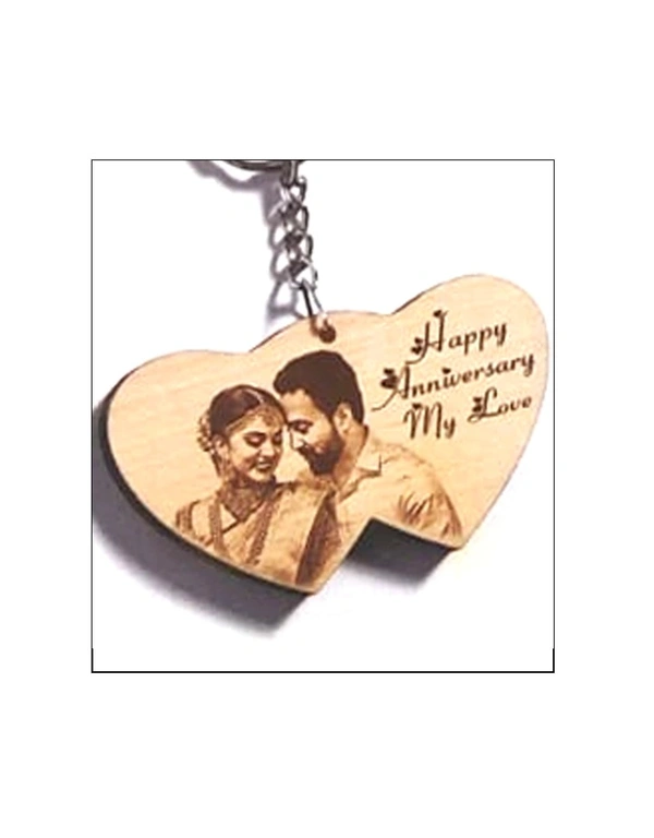 ENGRAVING WOODEN KEYCHAINS SINGLE SAID  - 20gm