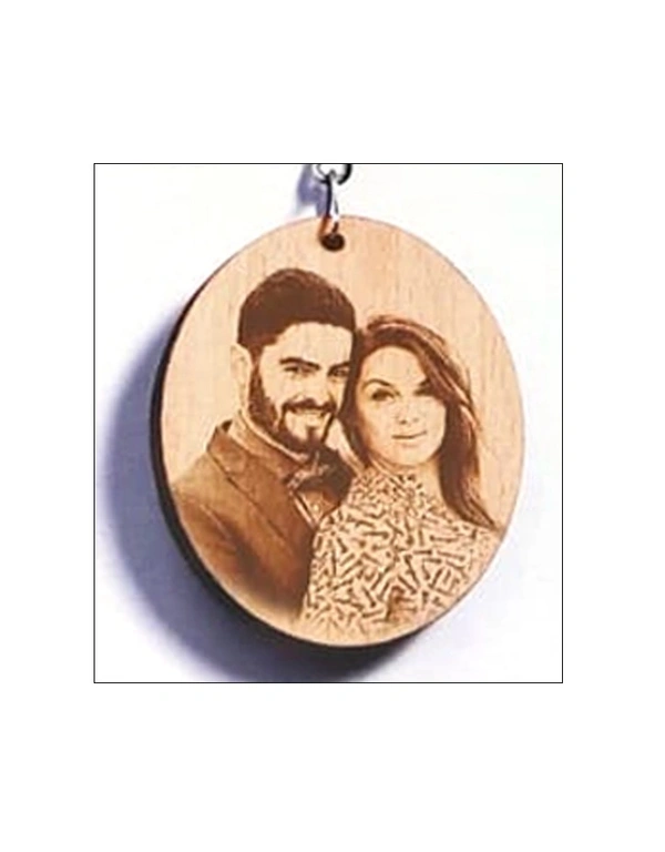 ENGRAVING WOODEN KEYCHAINS SINGLE SAID  - 20gm