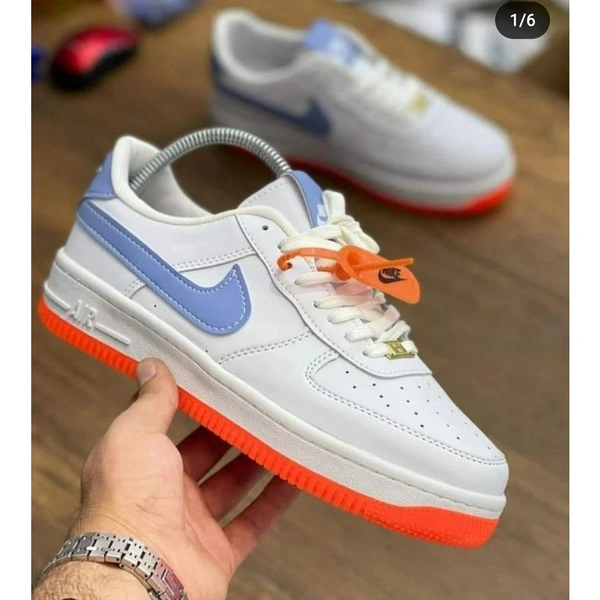 NIKE  Nike air force 1 Shoes for men white,blue  - 7