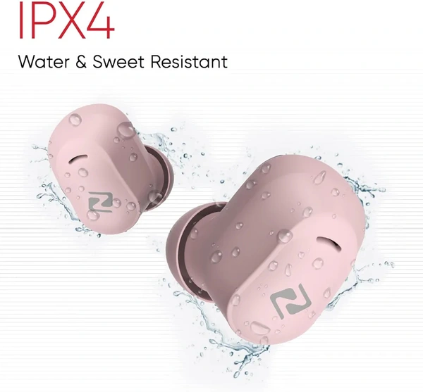 Zimo Sync Mini in-Ear TWS Earbuds with Bluetooth 5.3, 28 Hrs Playtime, 8mm Drivers, Stereo Calls, Touch Control, Type-C Charging Wireless Headphones, Voice Assist & IPX4 Water Resistant (Light Lilac)