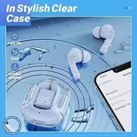 Haiidra haiidra Wireless Bluetooth Earbuds with ENC Noise Canceling Bluetooth Headset (Blue, True Wireless)