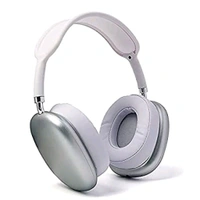 Apple  P9 Gaming Wireless Ear Headphone Colourful Bt Macron Pods Max  - Silver