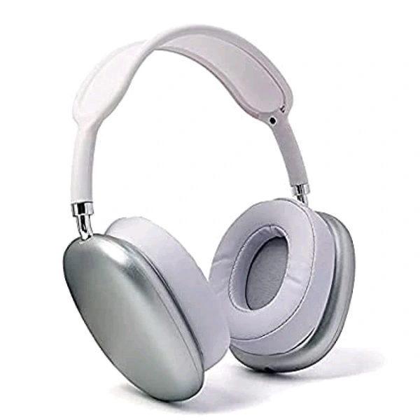 Apple  P9 Gaming Wireless Ear Headphone Colourful Bt Macron Pods Max  - Silver