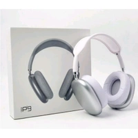 Apple  P9 Gaming Wireless Ear Headphone Colourful Bt Macron Pods Max  - Silver