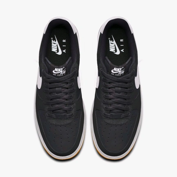 Nike Air Force Black/Orange  - Black, 9