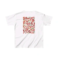 S&O Fiary Chilli Printed Tshirt For Men  - White, L
