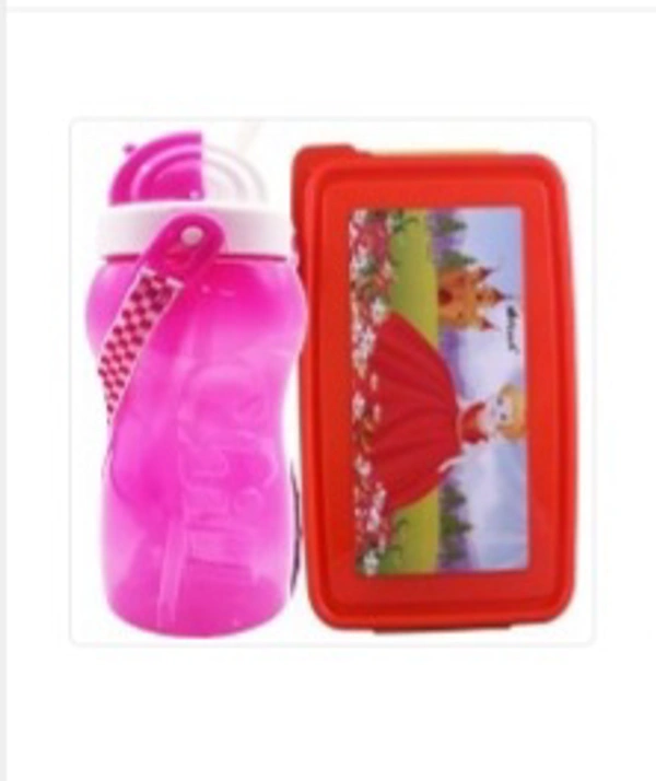 Cinderella Tiffin Box With Bubbly - Red, 550ml