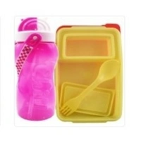 Cinderella Tiffin Box With Bubbly - Red, 550ml