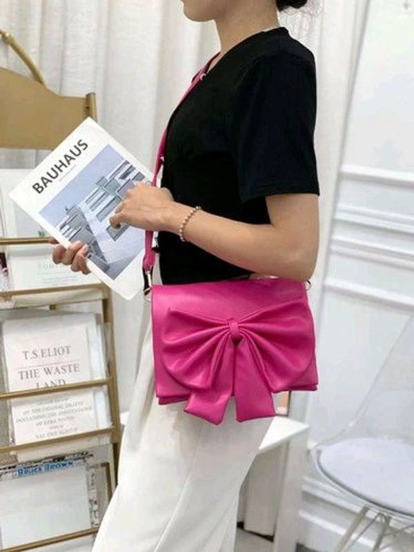 Cute Pink Bow Sling Bag