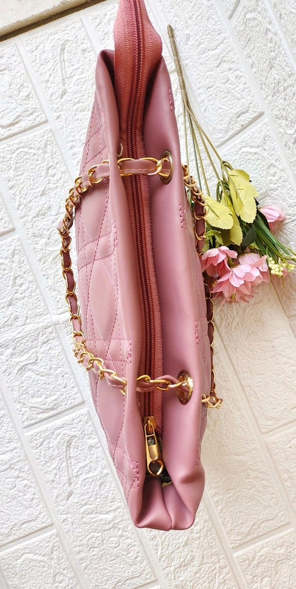 Mauve Pink Spacious Sling Bag 